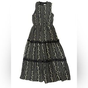 Moon River Black and Yellow Kids Dress
